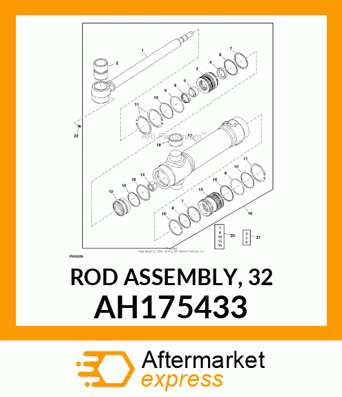 ROD ASSEMBLY, 32 AH175433