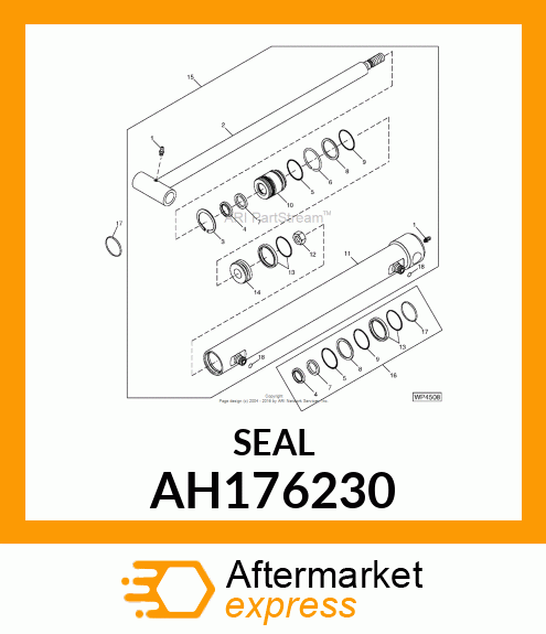 SEAL, SEAL ASSEMBLY 40 AH176230