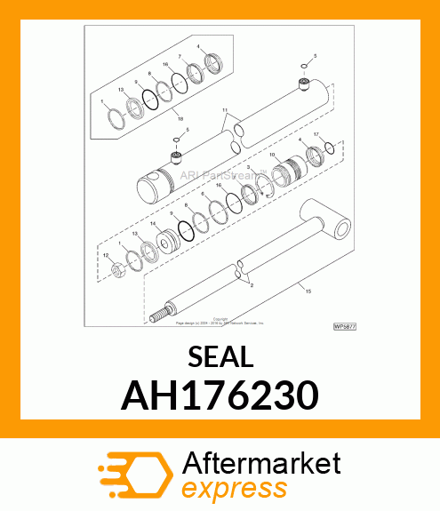 SEAL, SEAL ASSEMBLY 40 AH176230