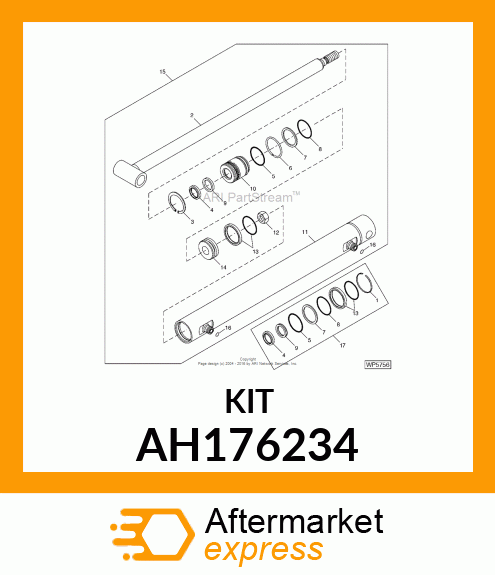 SEAL, SEAL ASSY 50 AH176234