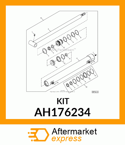 SEAL, SEAL ASSY 50 AH176234