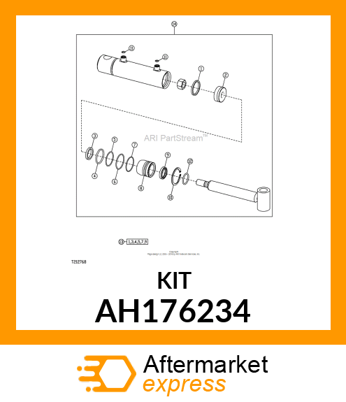 SEAL, SEAL ASSY 50 AH176234