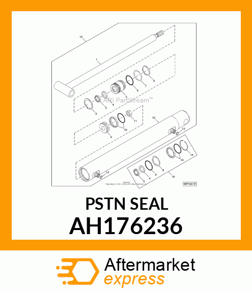 SEAL, SEAL ASSY 56 AH176236