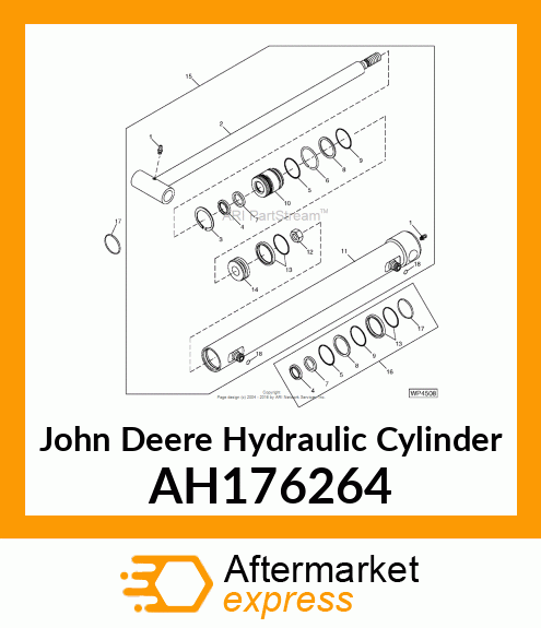 HYDRAULIC CYLINDER, 40 X 25 AH176264