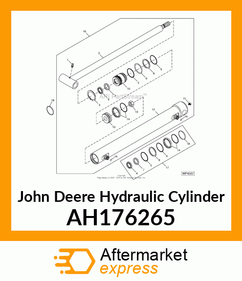 HYDRAULIC CYLINDER, 40 X 25 AH176265
