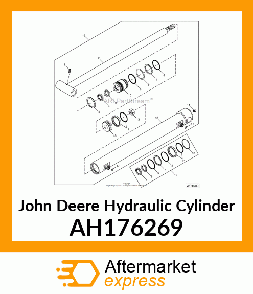 HYDRAULIC CYLINDER, 50X32 AH176269