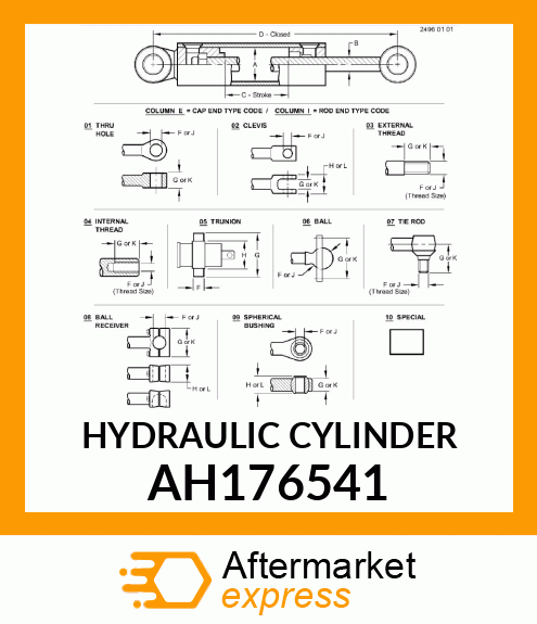 HYDRAULIC CYLINDER AH176541