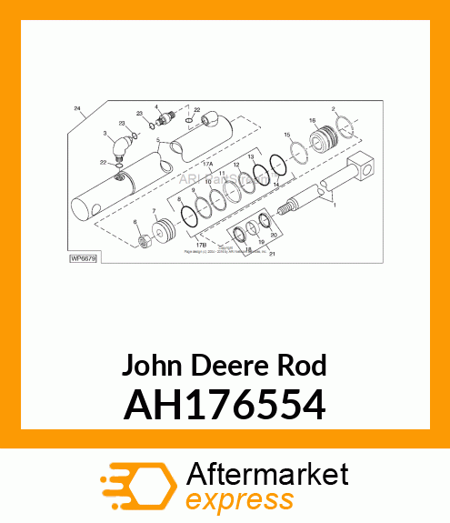 ROD, ASSEMBLY, 45 (changed to AHC17754) AH176554