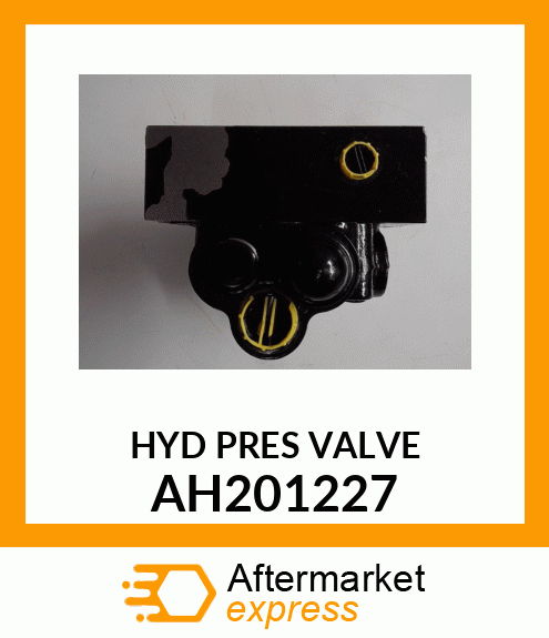 HYDRAULIC PRESSURE VALVE, CONTROL V AH201227