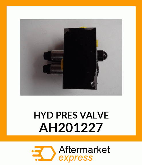 HYDRAULIC PRESSURE VALVE, CONTROL V AH201227