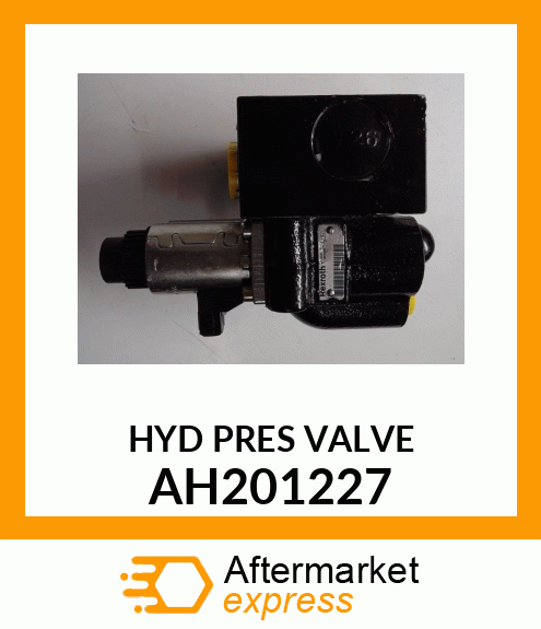 HYDRAULIC PRESSURE VALVE, CONTROL V AH201227