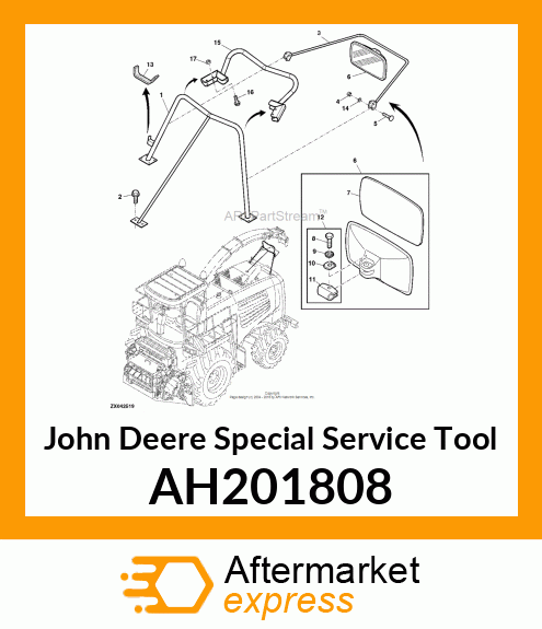 SPECIAL SERVICE TOOL, CARTRIDGE REM AH201808