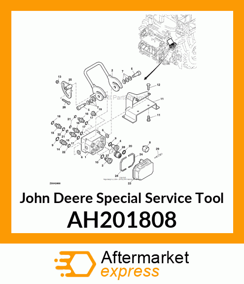 SPECIAL SERVICE TOOL, CARTRIDGE REM AH201808