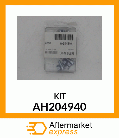 CUTRBAR KIT,HRDWR,4"KNIFEBCK REPAIR AH204940