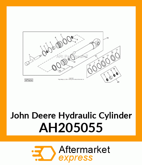 HYDRAULIC CYLINDER, 63 X 32 AH205055