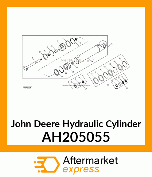 HYDRAULIC CYLINDER, 63 X 32 AH205055