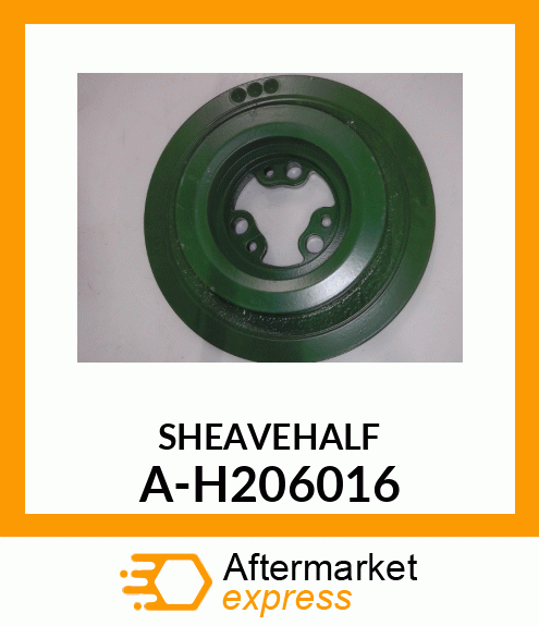 Sheave Assembly - SHEAVE HALF, INNER; FAN D A-H206016