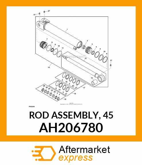 ROD ASSEMBLY, 45 AH206780