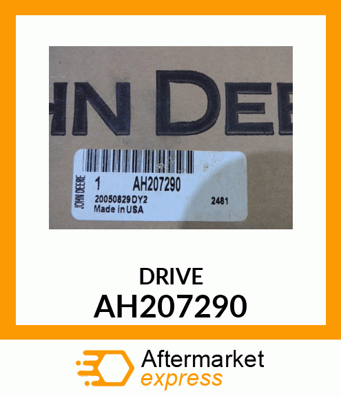 AUGER, DRIVE ASSY AH207290