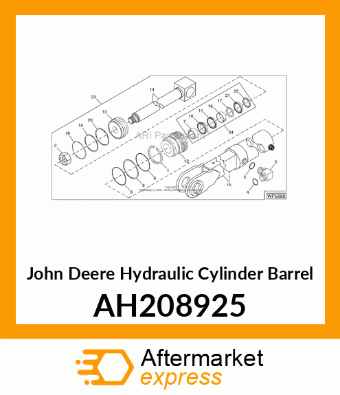 Hydraulic Cylinder Barrel AH208925