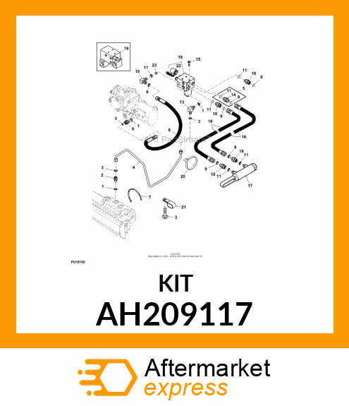 SEAL KIT,AHC SOLENOID AH209117