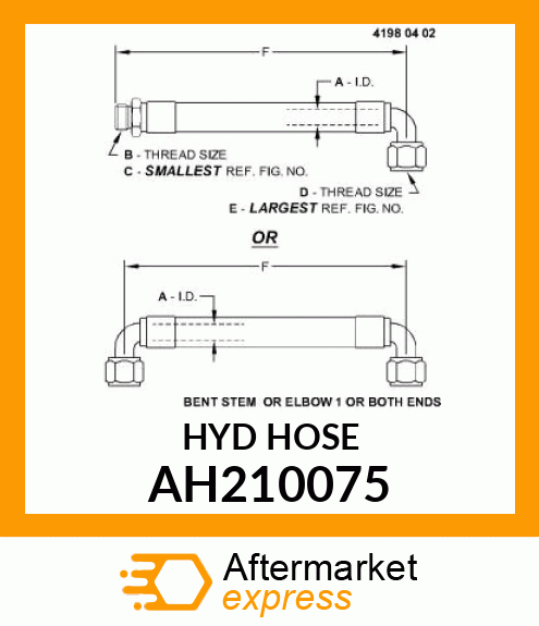 HYD HOSE AH210075