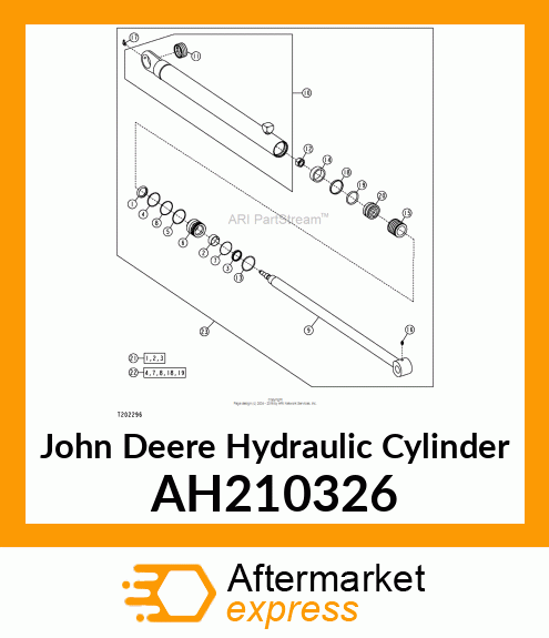 HYDRAULIC CYLINDER, 70 X 45 AH210326