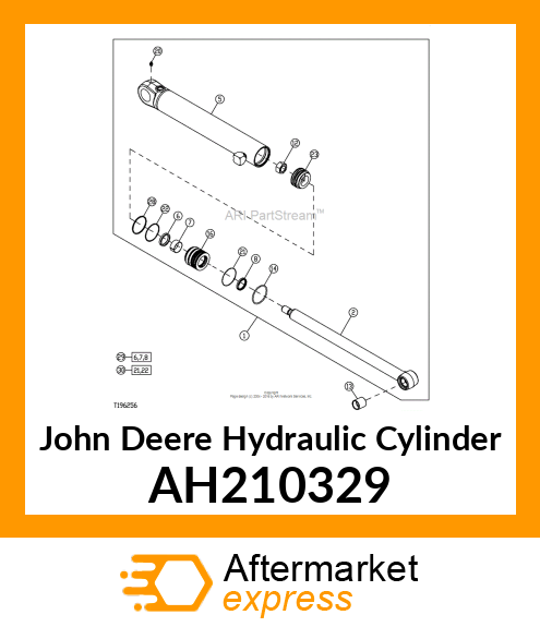 HYDRAULIC CYLINDER, 80 X 45 AH210329