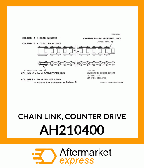 CHAIN LINK, COUNTER DRIVE AH210400