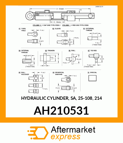 Hydraulic Cylinder AH210531