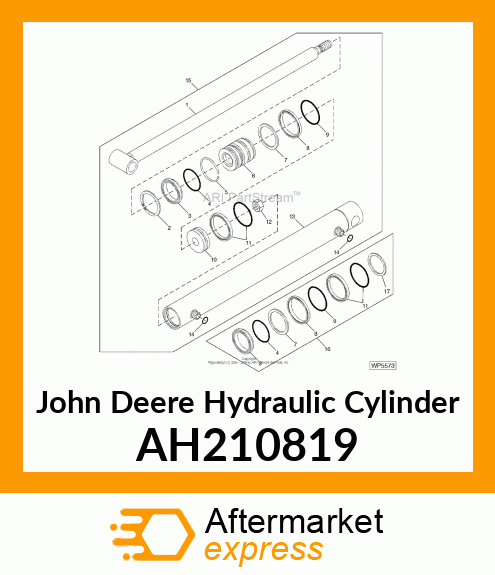 HYDRAULIC CYLINDER, 50 X 32 AH210819