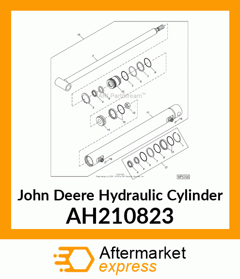 HYDRAULIC CYLINDER, 50 X 32 AH210823