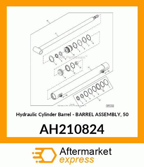 Hydraulic Cylinder Barrel AH210824