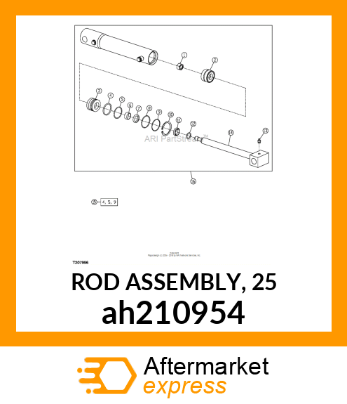 ROD ASSEMBLY, 25 ah210954