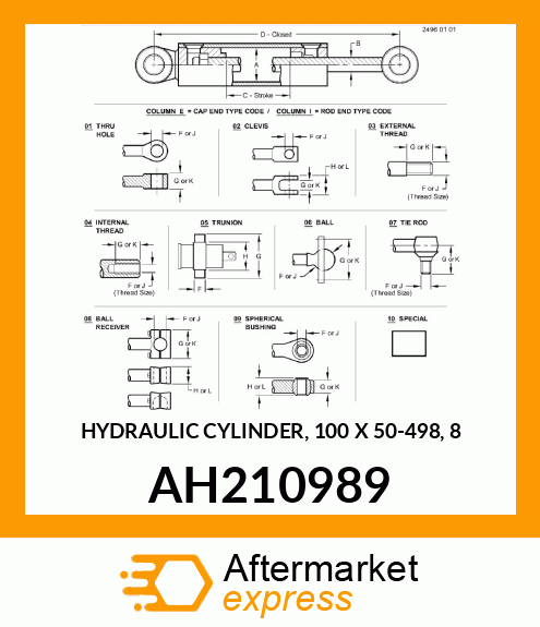 Hydraulic Cylinder AH210989