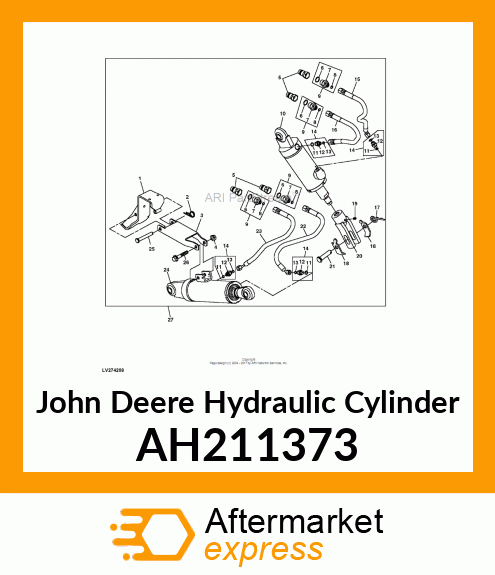 HYDRAULIC CYLINDER, 80X40 AH211373