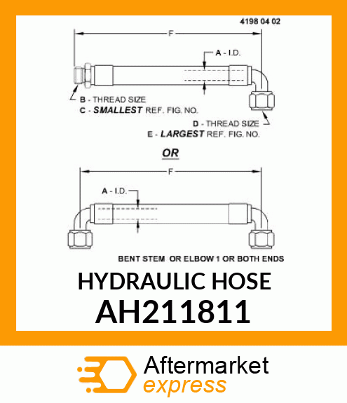 HYDRAULIC HOSE AH211811