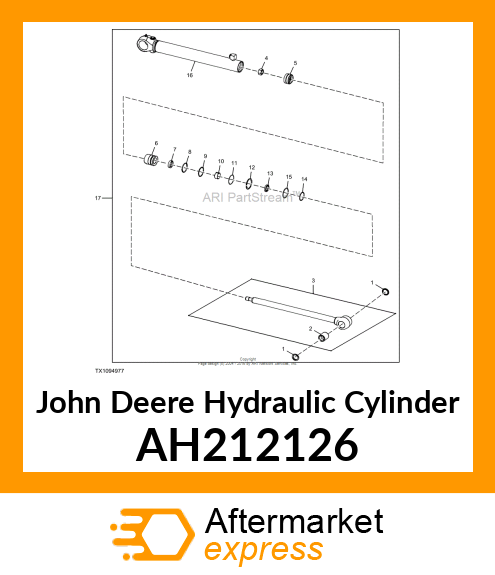 HYDRAULIC CYLINDER, 56 X 32 AH212126