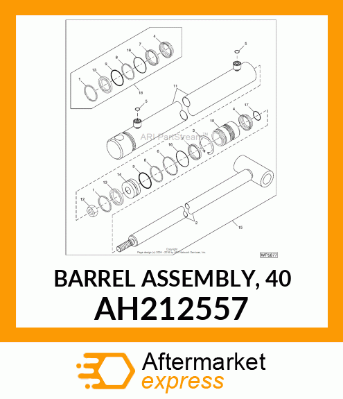 BARREL ASSEMBLY, 40 AH212557