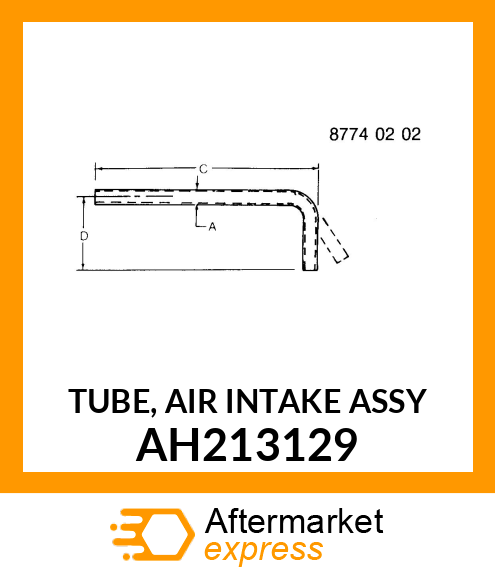 TUBE, AIR INTAKE ASSY AH213129
