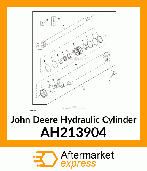 HYDRAULIC CYLINDER, 70X40 AH213904
