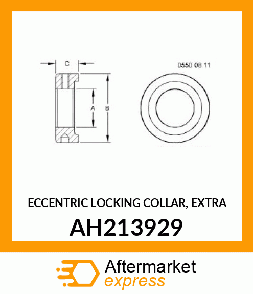 ECCENTRIC LOCKING COLLAR, EXTRA AH213929