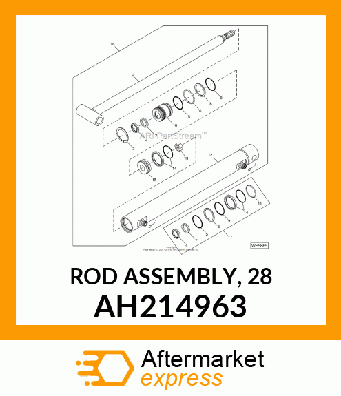 ROD ASSEMBLY, 28 AH214963