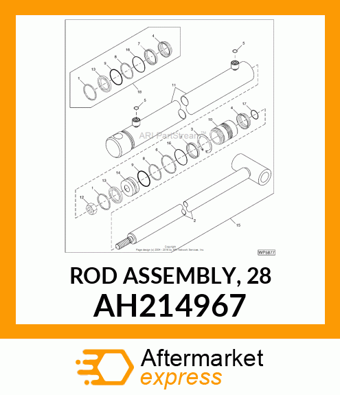 ROD ASSEMBLY, 28 AH214967