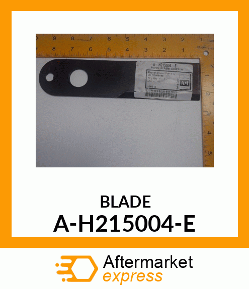 Blade - STRAW CHOPPER BLADE, EXTE A-H215004-E