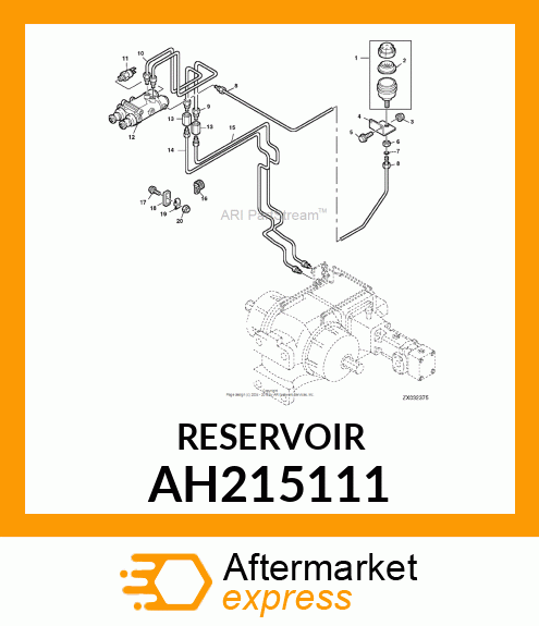 RESERVOIR ASSY, BRAKE FLUID, RD HEX AH215111