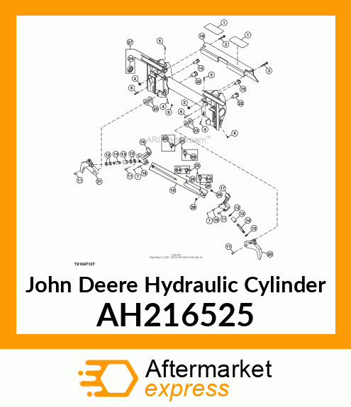 HYDRAULIC CYLINDER, 32X20 AH216525