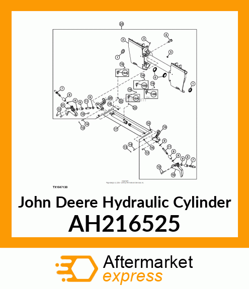 HYDRAULIC CYLINDER, 32X20 AH216525