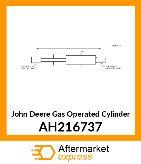 GAS OPERATED CYLINDER, GAS AH216737