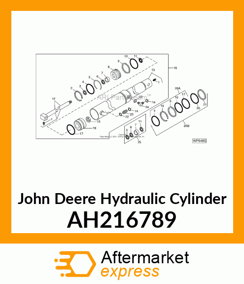 HYDRAULIC CYLINDER, 63 X 32 AH216789